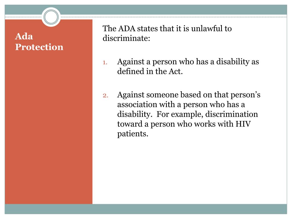 PPT Americans with Disabilities Act ( ada ) PowerPoint Presentation