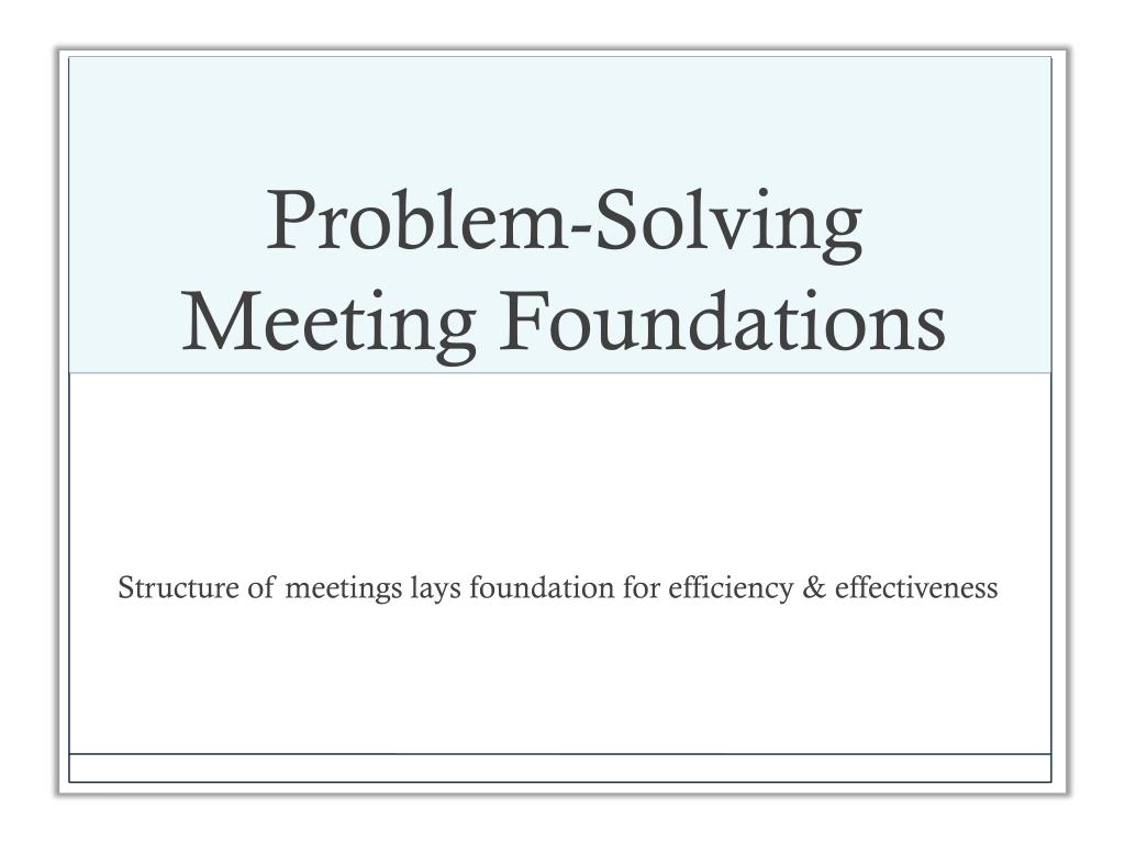 PPT TeamInitiated Problem Solving (TIPS) Overview PowerPoint