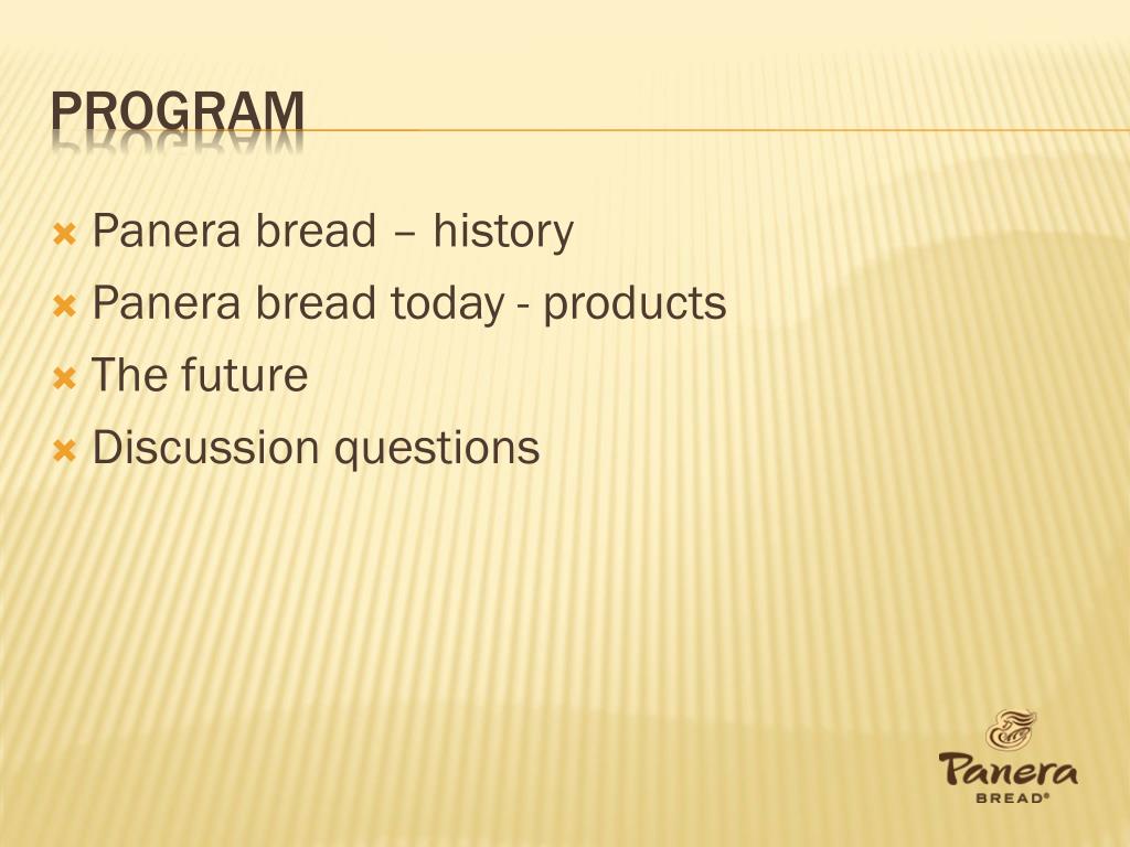 PPT Case 5.1 Panera bread Occupying a Favourable Position in a Highly Competitive Industry
