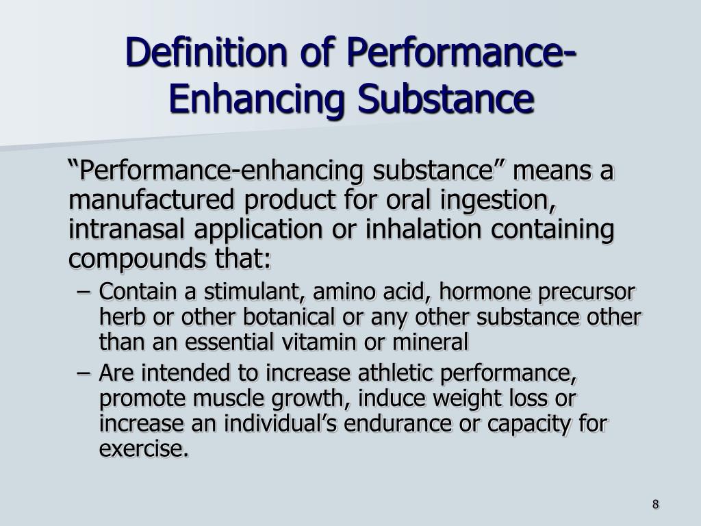 PPT Anabolic Steroids and PerformanceEnhancing Substances PowerPoint