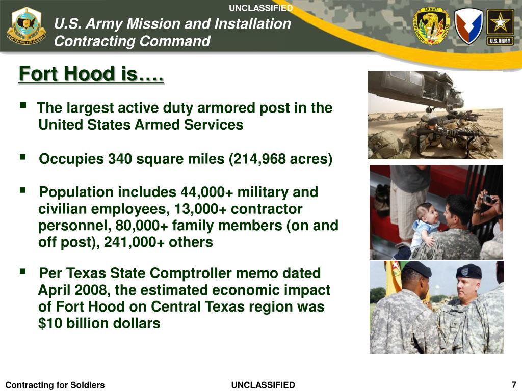 PPT MICC FortHood Acquisition Forecast Open House Supporting America