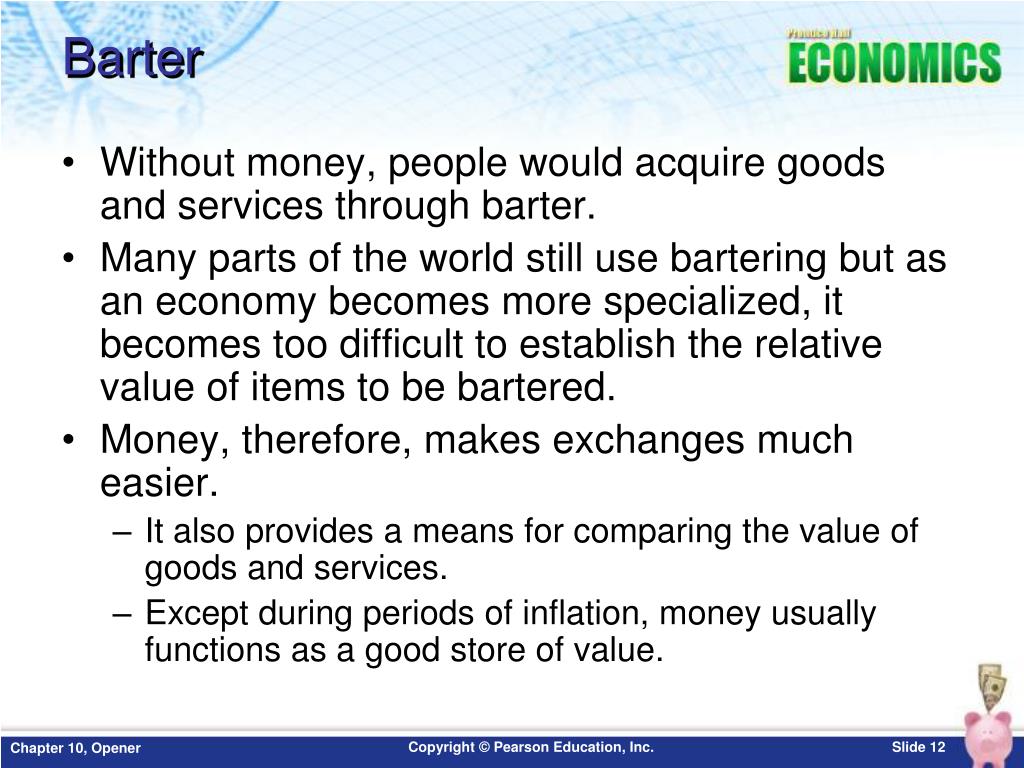 PPT Chapter 10 Money and Banking Opener PowerPoint Presentation