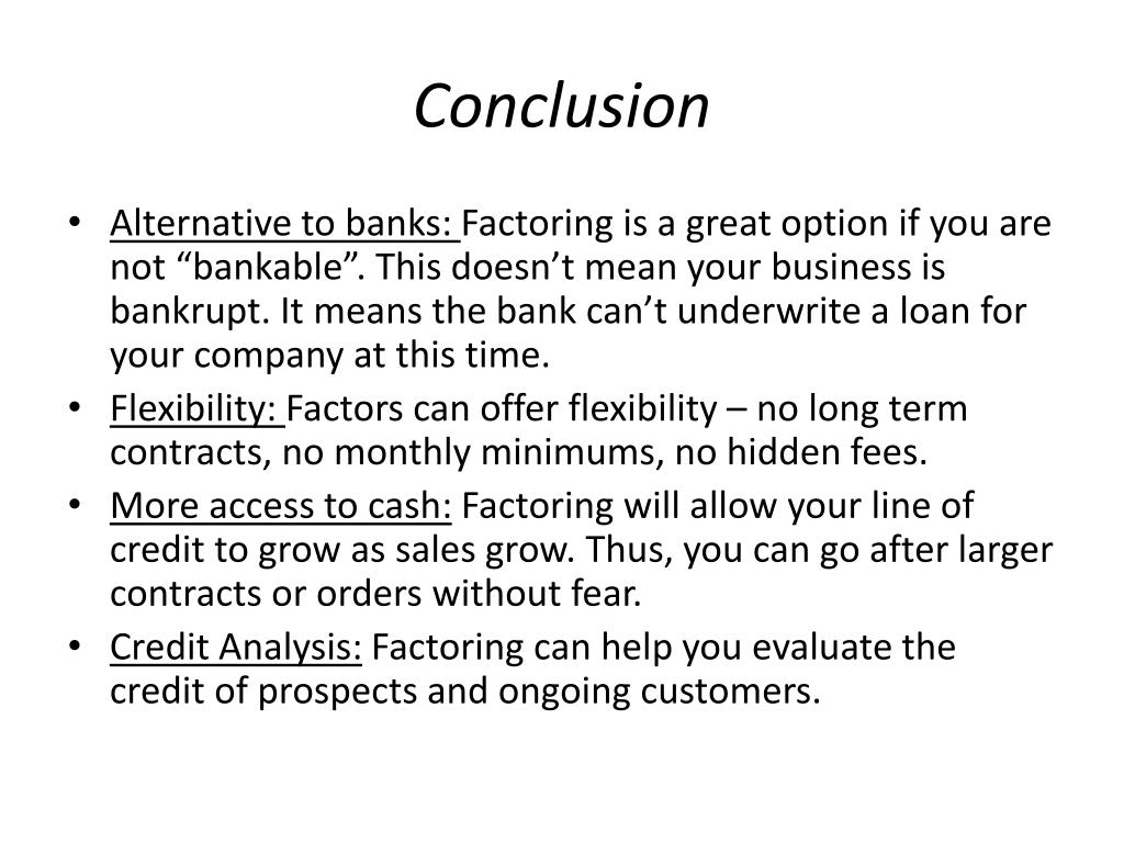 PPT Factoring Lines of Credit PowerPoint Presentation, free download