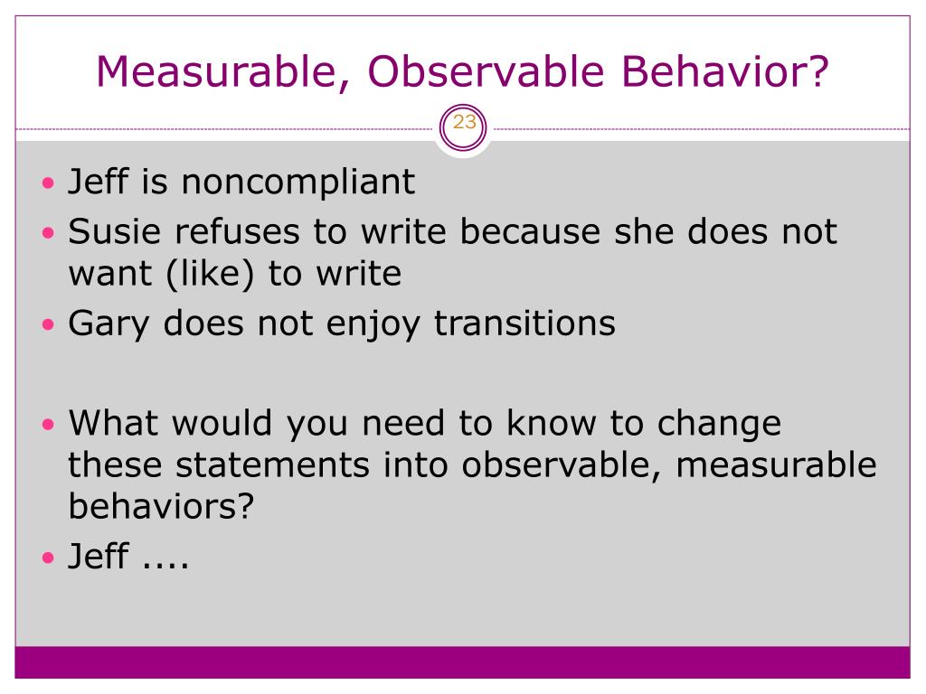 PPT Initial Line of Inquiry Effective Behavior Plans for Students