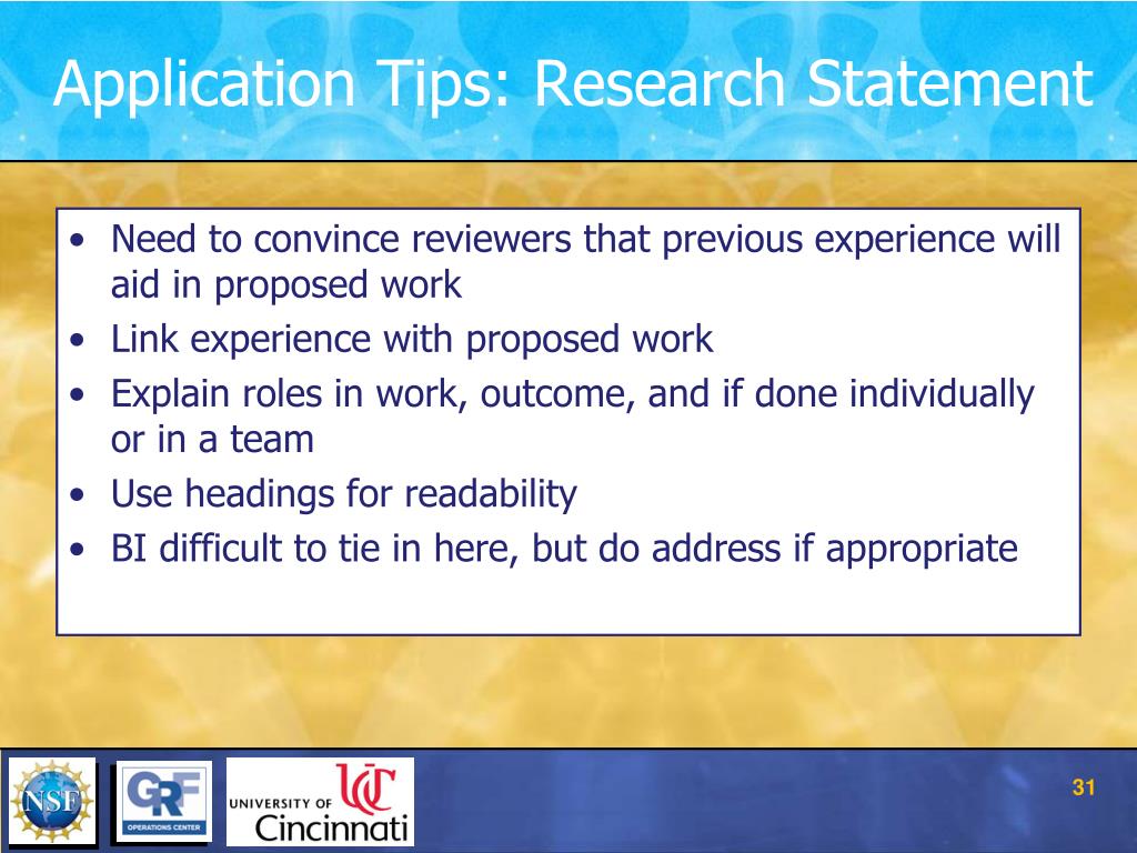 PPT The NSF Graduate Research Fellowship Program (GRFP) PowerPoint