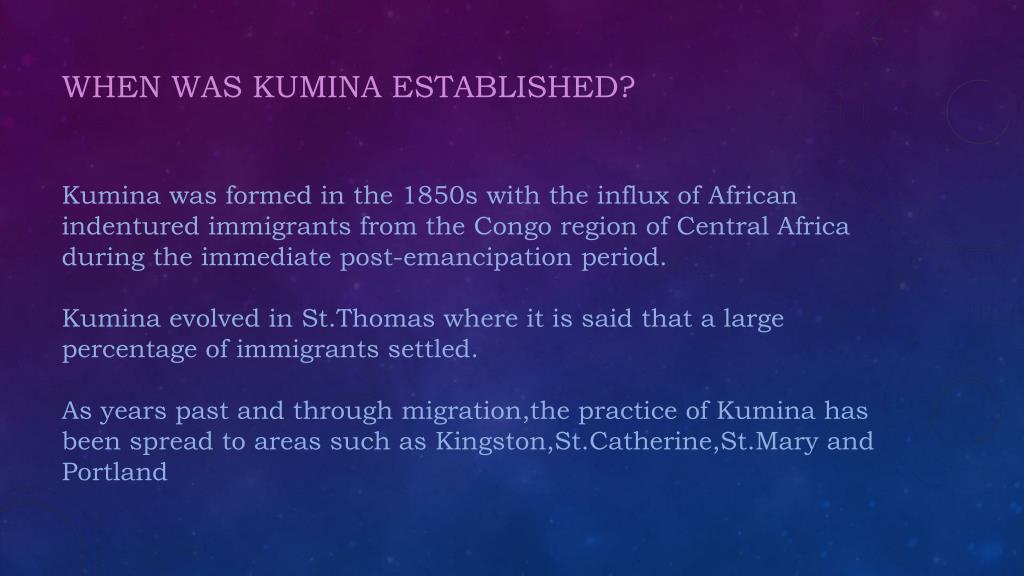 PPT KUMINA PowerPoint Presentation, free download ID1674732