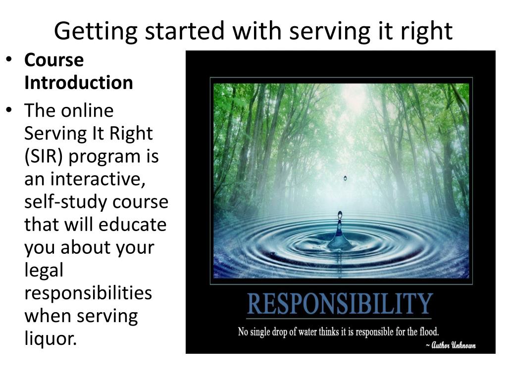 PPT Getting started with serving it right PowerPoint Presentation