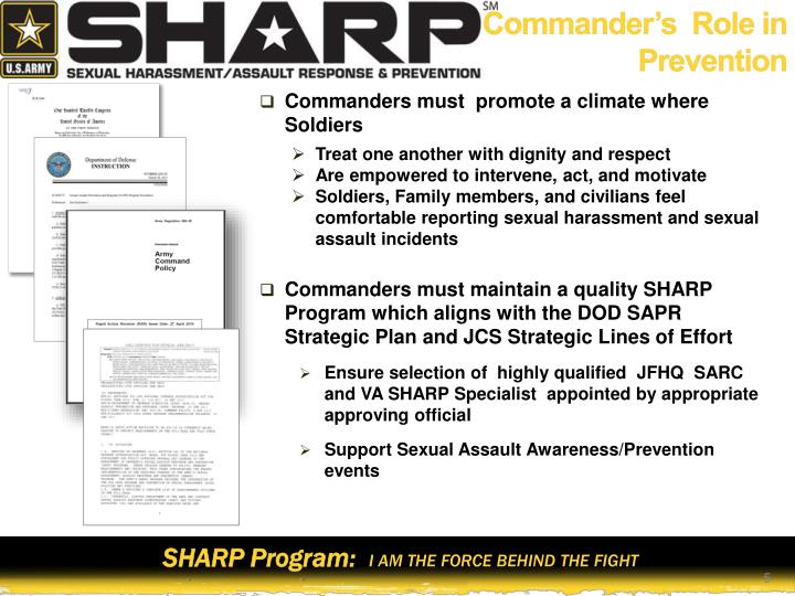 PPT SHARP Standdown Refresher Training Commanders and JFHQ SARCs VA