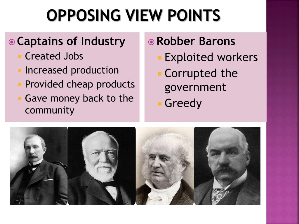 PPT Robber Barons vs. Captains of Industry PowerPoint