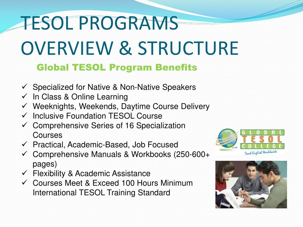 PPT International TESOL Certification English Language Training (ESL) Language Training