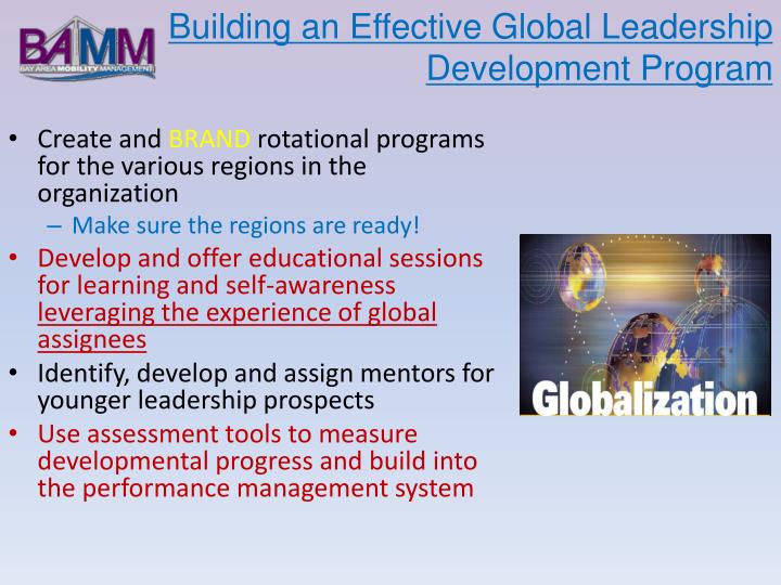 PPT The Role of Mobility in Developing Global Leaders Mark Frederick