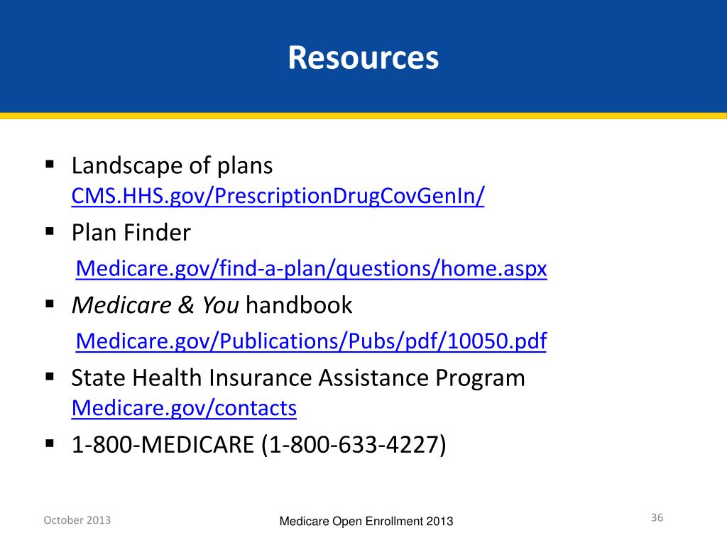 PPT Medicare Open Enrollment PowerPoint Presentation, free download