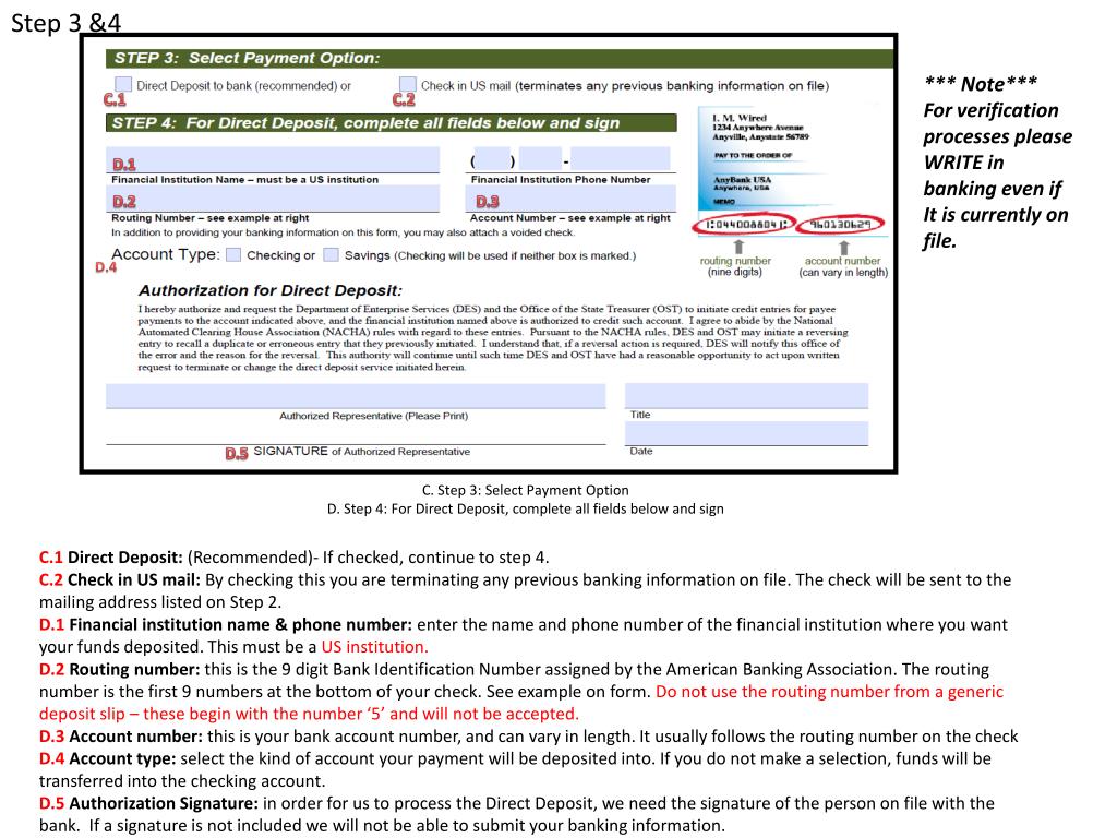 PPT Statewide Vendor Registration Instructions PowerPoint