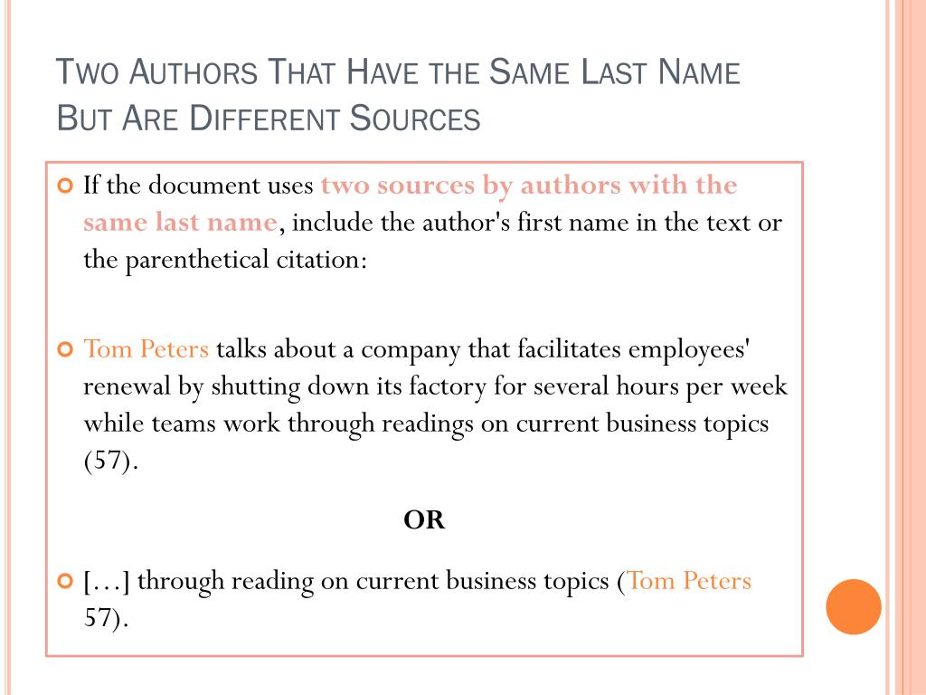 PPT MLA, Parenthetical Citation, & Works Cited