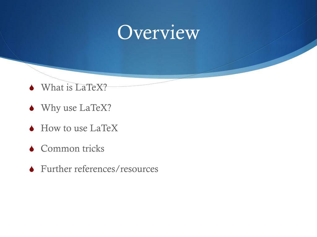 PPT An introduction to LaTeX PowerPoint Presentation, free download