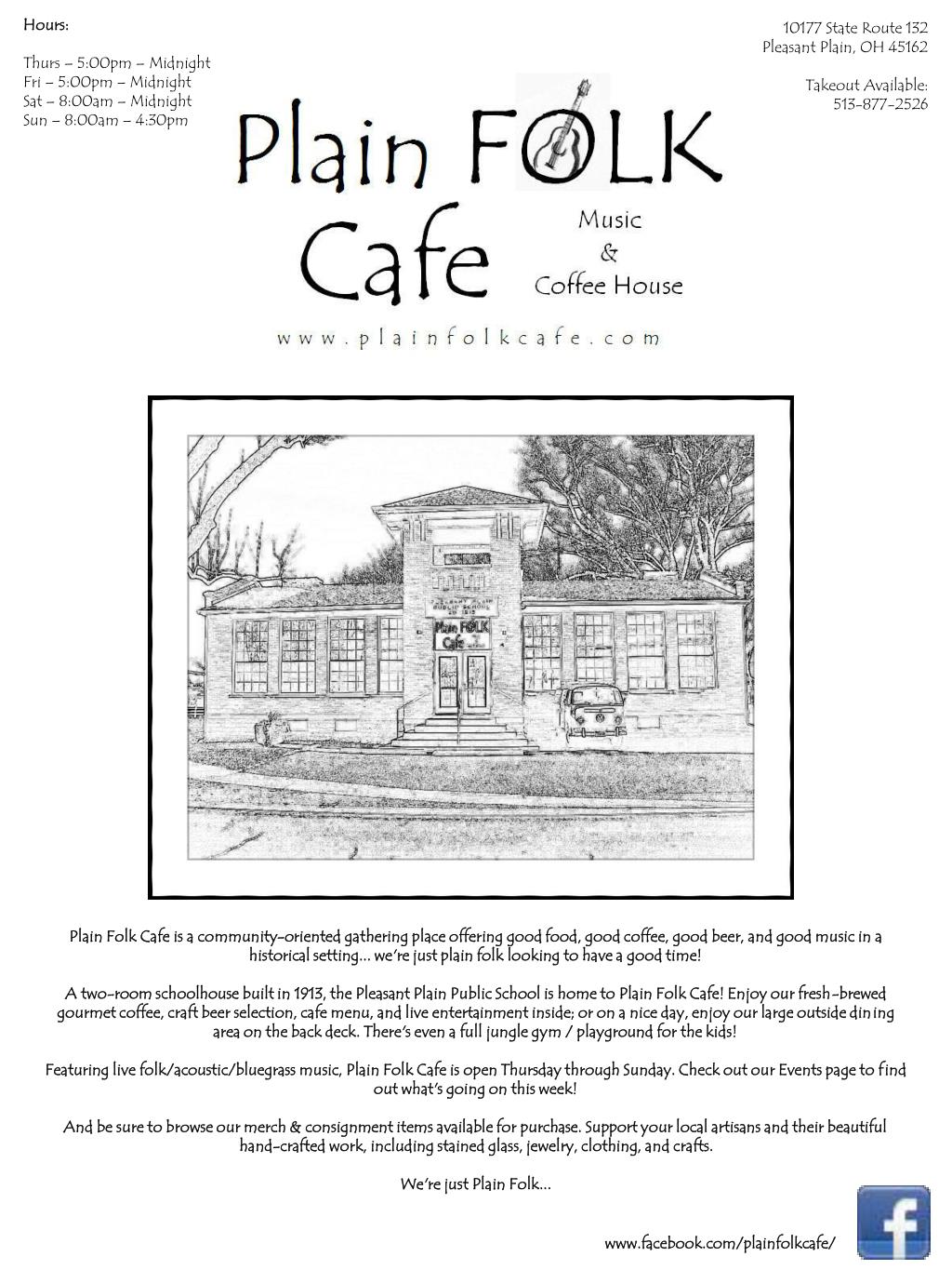 PPT 10177 State Route 132 Pleasant Plain, OH 45162 Takeout Available