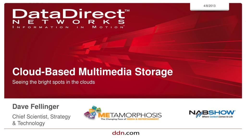 PPT CloudBased Multimedia Storage PowerPoint Presentation, free