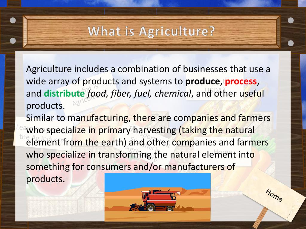 PPT Agriculture and Transportation Systems PowerPoint Presentation