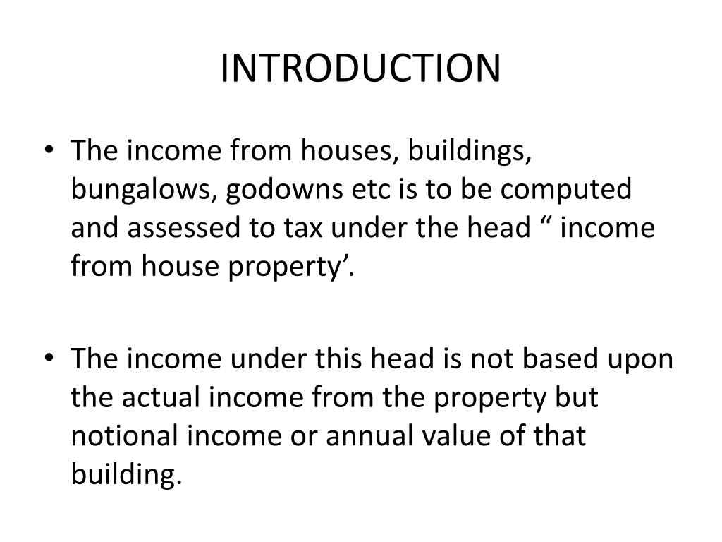 PPT FROM HOUSE PROPERTY PowerPoint Presentation, free download