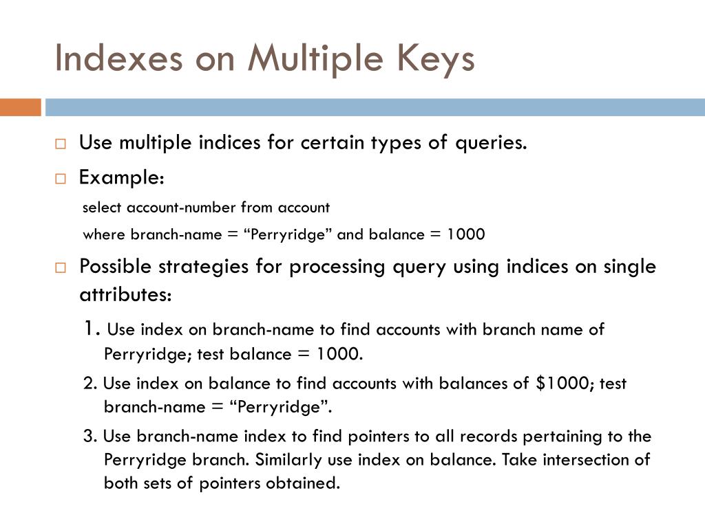 PPT Database Indexes PowerPoint Presentation, free download ID1697024