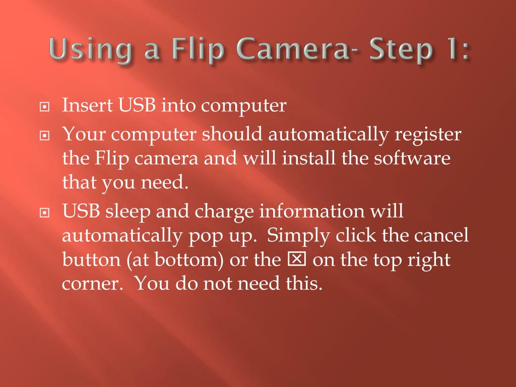 PPT How to create a flip or camera video recording PowerPoint
