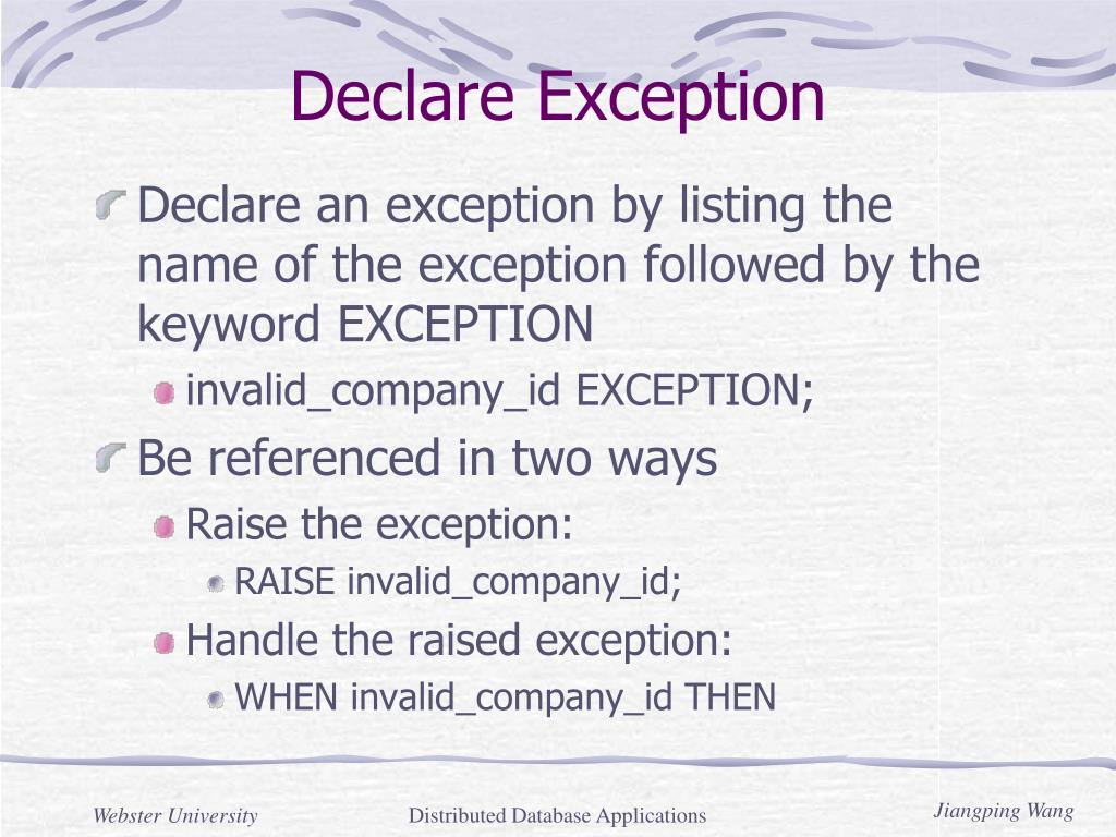 PPT Distributed Database Applications PowerPoint Presentation, free