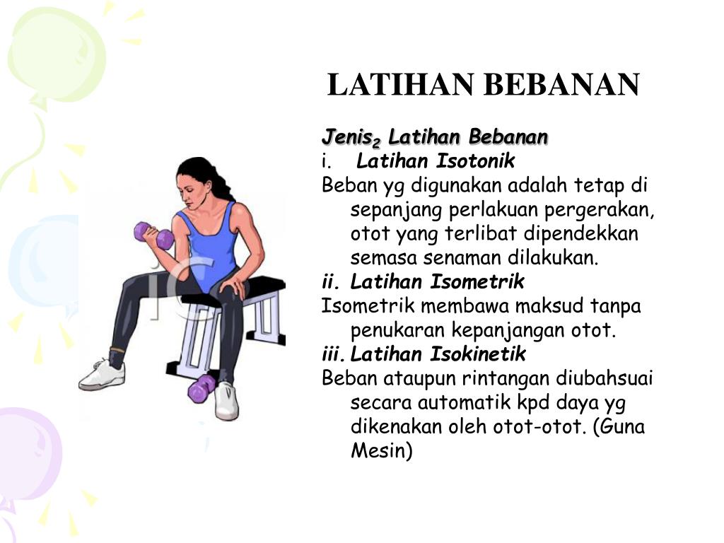 Jenis Jenis Latihan Bebanan Pdf Kaedah Latihan Umum