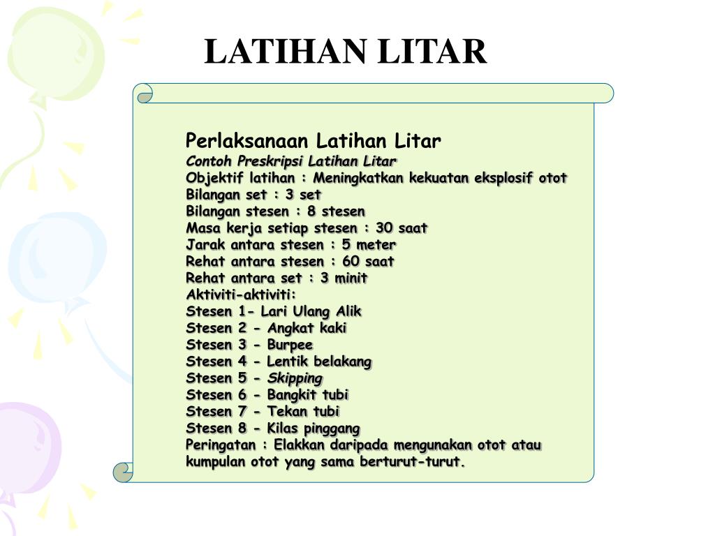 PPT KAEDAH LATIHAN PowerPoint Presentation, free download ID1699544