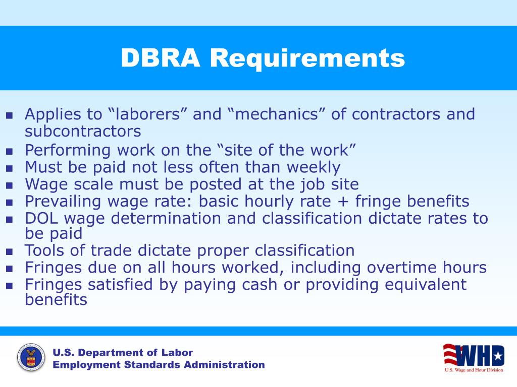 PPT DavisBacon Act & DBRA PowerPoint Presentation, free download