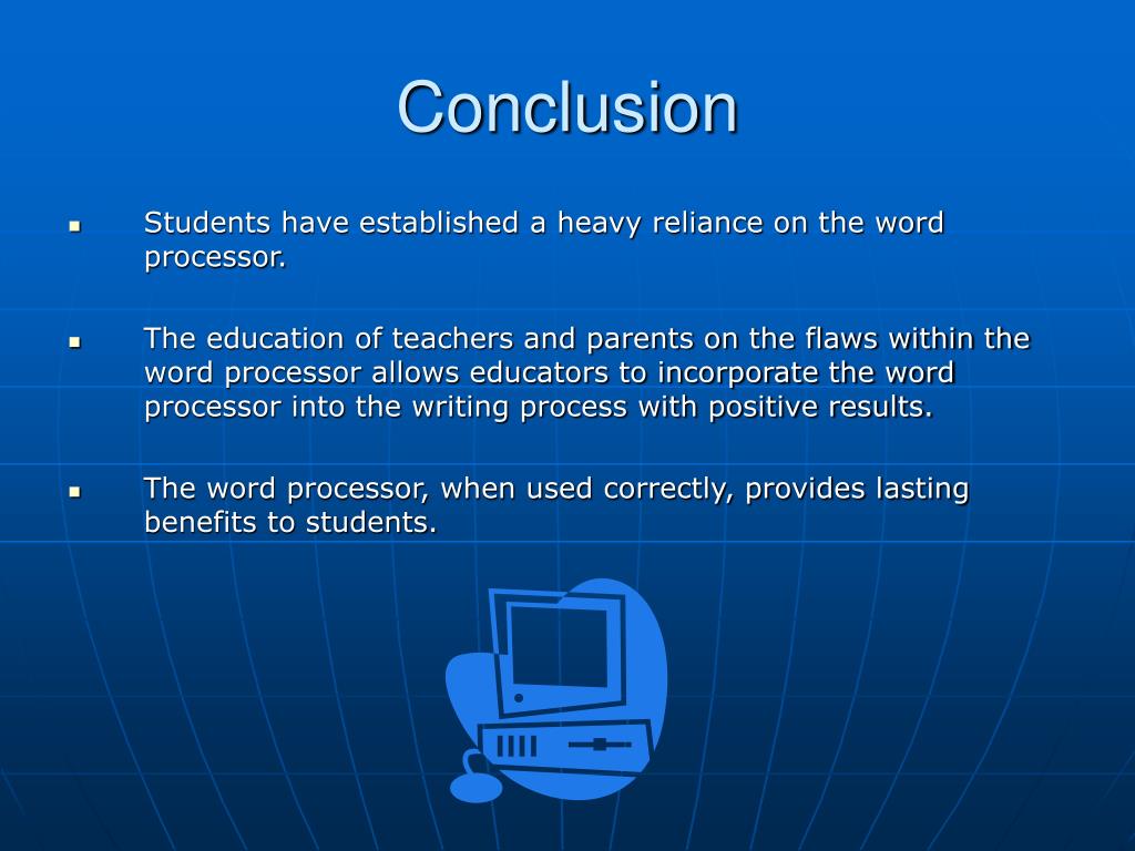 PPT Change Project Problematic Effects of the Word Processor in