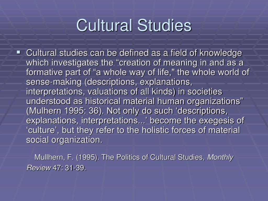 PPT Postcolonial/ Cultural Studies PowerPoint Presentation, free
