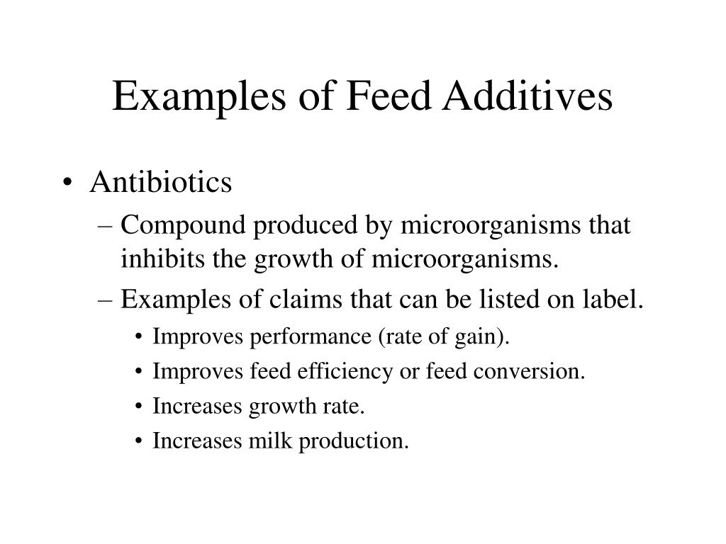 PPT Feed Additives PowerPoint Presentation, free download ID1703669