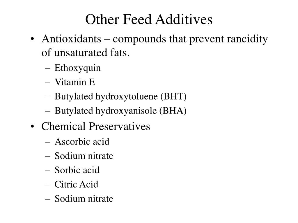 PPT Feed Additives PowerPoint Presentation, free download ID1703669