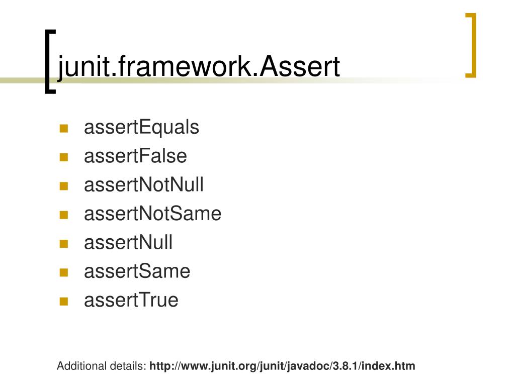 PPT JUnit PowerPoint Presentation, free download ID1704620