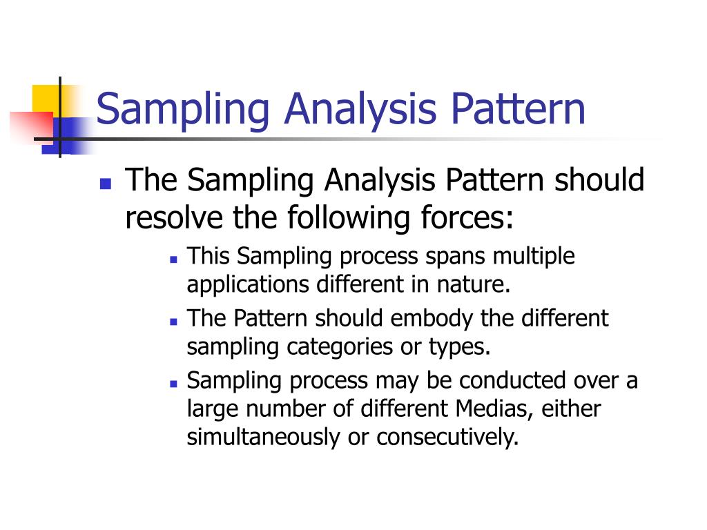 PPT The Sampling Analysis Pattern PowerPoint Presentation, free download ID1707124
