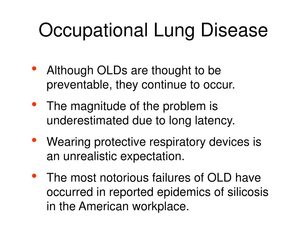 PPT Occupational Lung Diseases Hypersensitivity Pneumonitis, Asbestosis, Silicosis PowerPoint