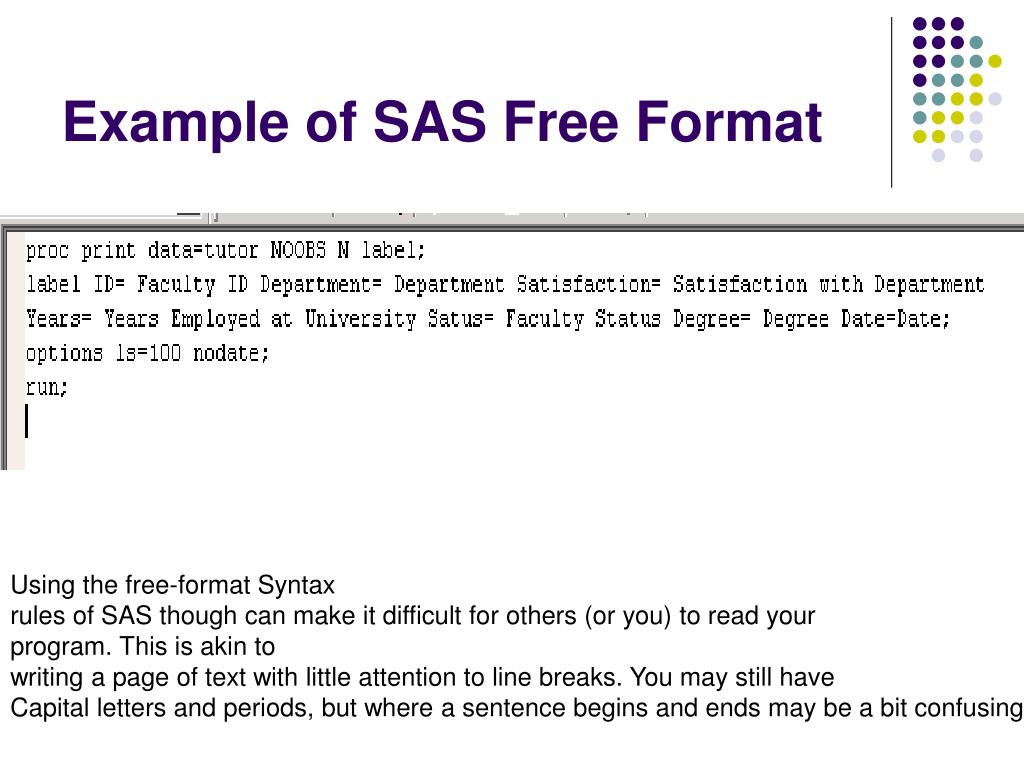 PPT Introduction to SAS Programming PowerPoint Presentation, free