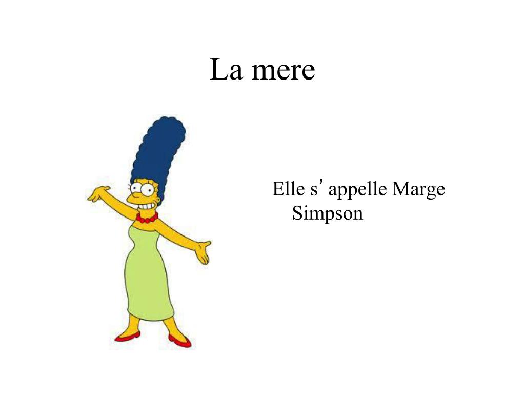 PPT LA FAMILLE ARBRE GENEALOGIQUE DE LA FAMILLE SIMPSON PowerPoint