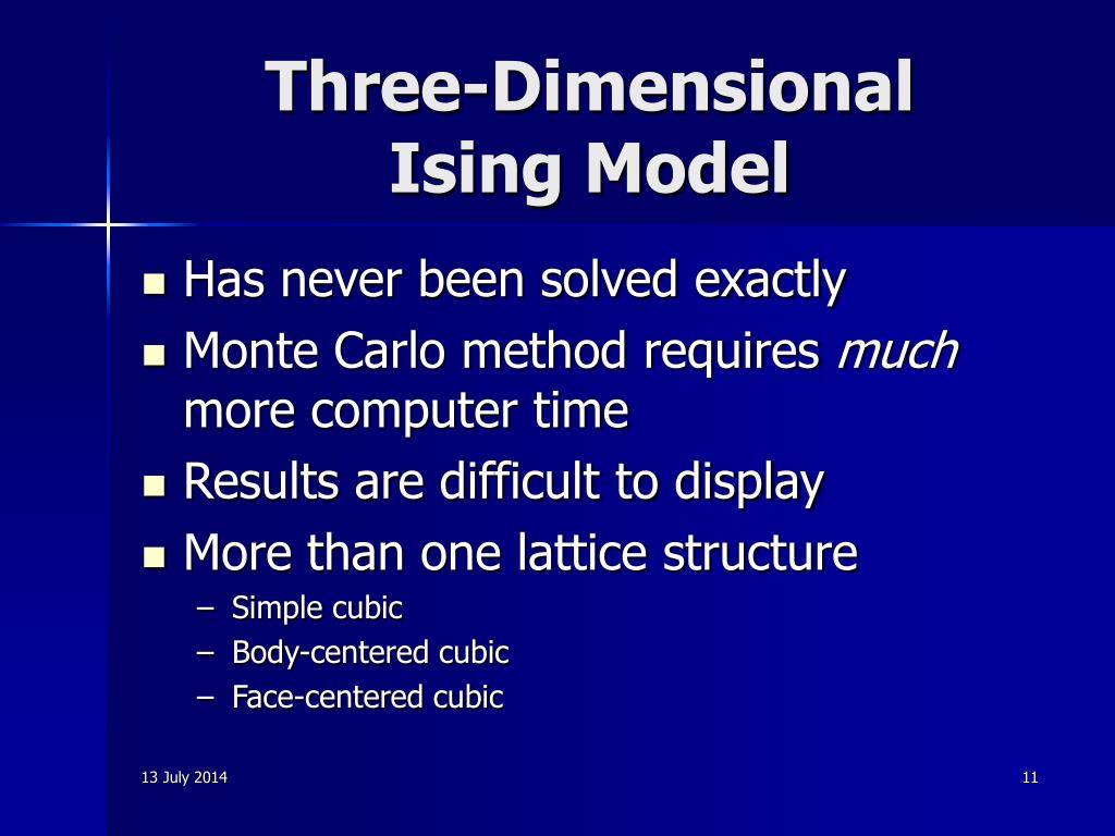 PPT Ising Model of a PowerPoint Presentation, free