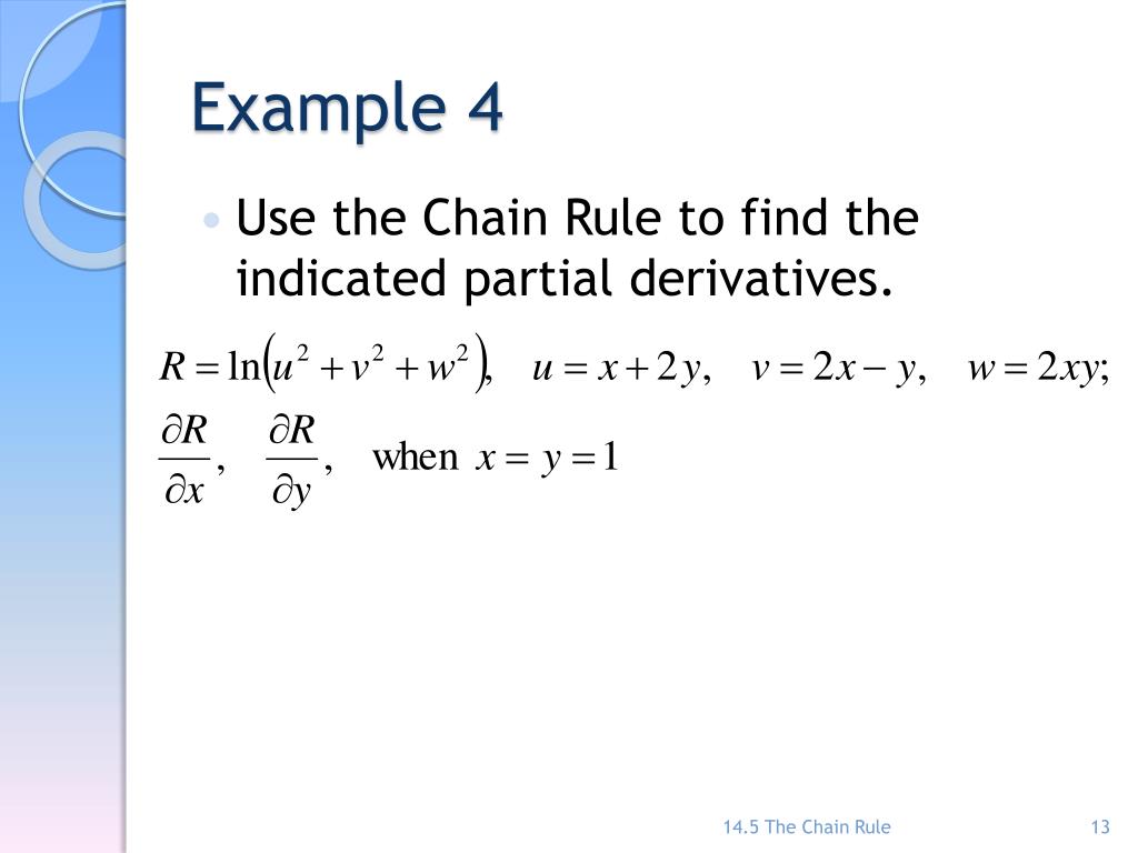 PPT Chapter 14 Partial Derivatives PowerPoint Presentation, free
