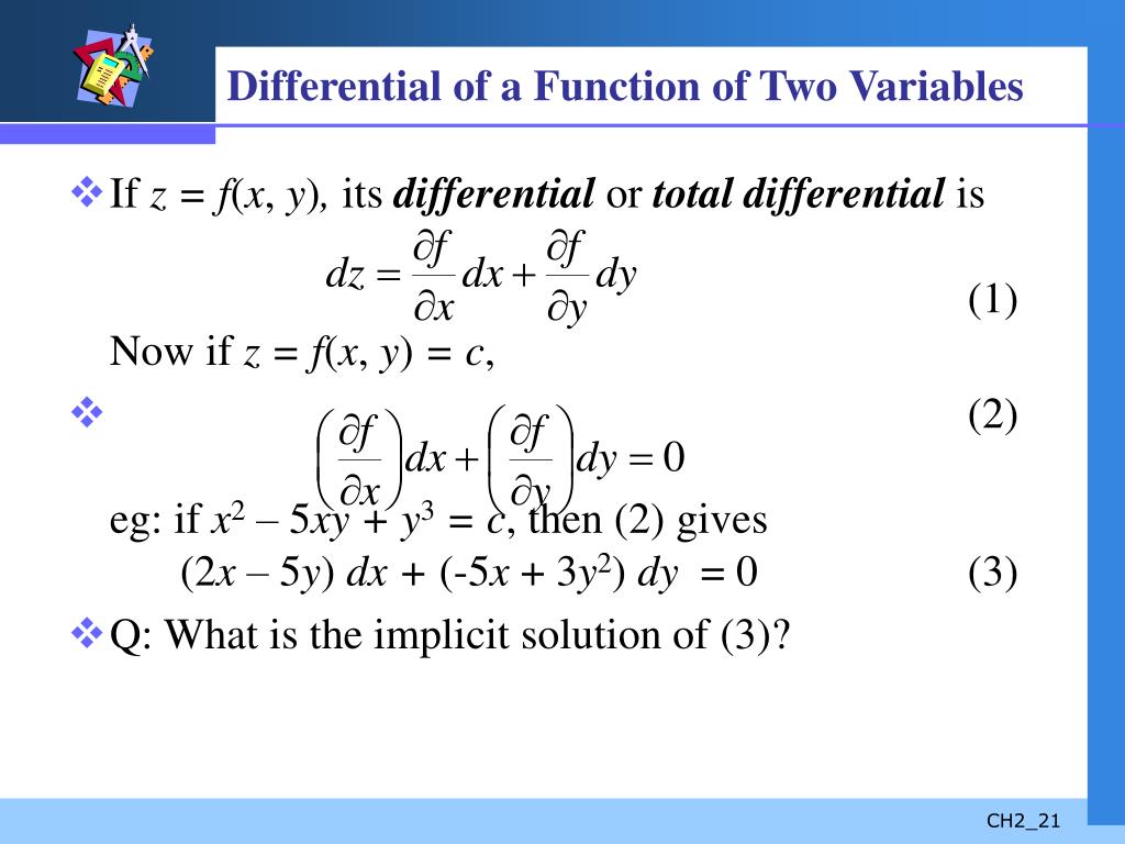 PPT FirstOrder Differential Equations PowerPoint Presentation, free