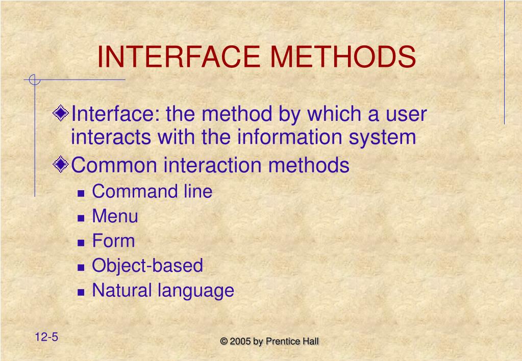 PPT Chapter 3c Designing Interfaces and Dialogues PowerPoint