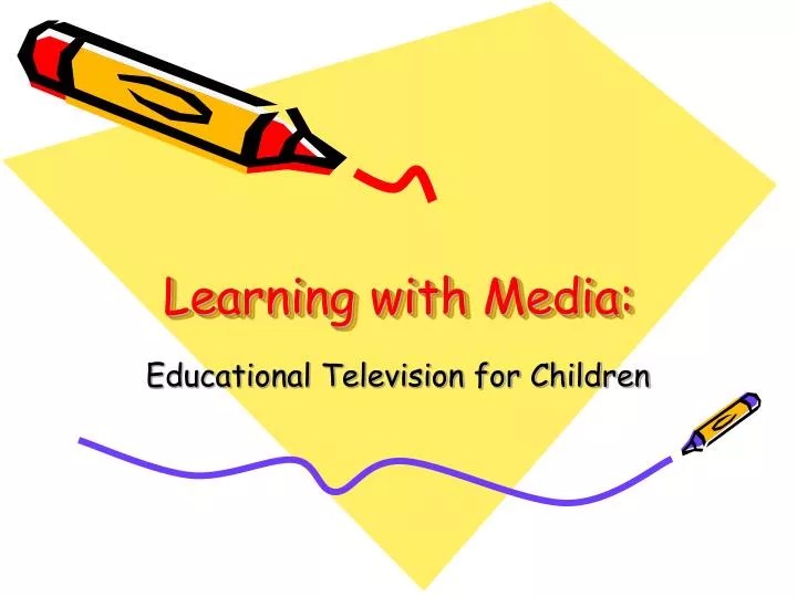 PPT Learning with Media PowerPoint Presentation, free download ID