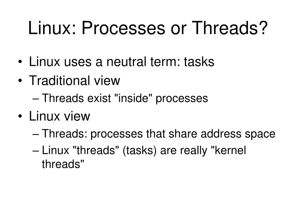 PPT Linux Processes PowerPoint Presentation, free download ID1714233