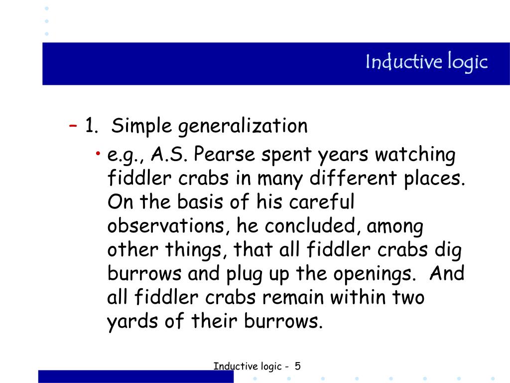 PPT Inductive logic PowerPoint Presentation, free download ID1714558