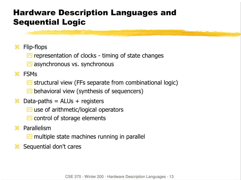 PPT Hardware description languages PowerPoint Presentation, free