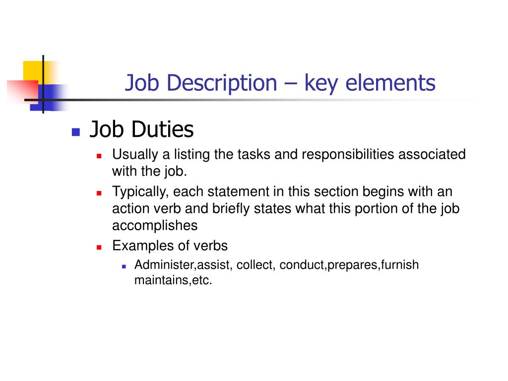 PPT The Sequence of the Job From Job Analysis to Performance
