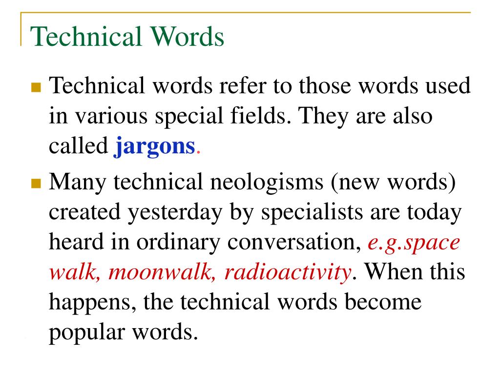 PPT English Lexicology A General Survey of English Vocabulary