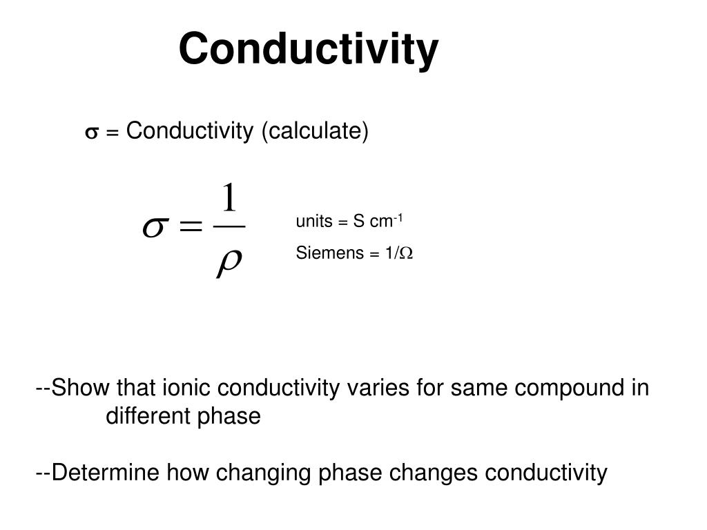 PPT Ionic Conductivity In A Thermochromic Solid PowerPoint