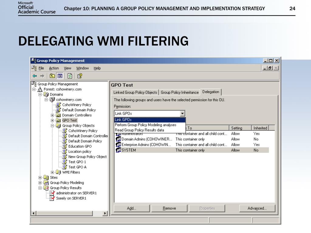 PPT PLANNING A GROUP POLICY MANAGEMENT AND IMPLEMENTATION STRATEGY PowerPoint Presentation